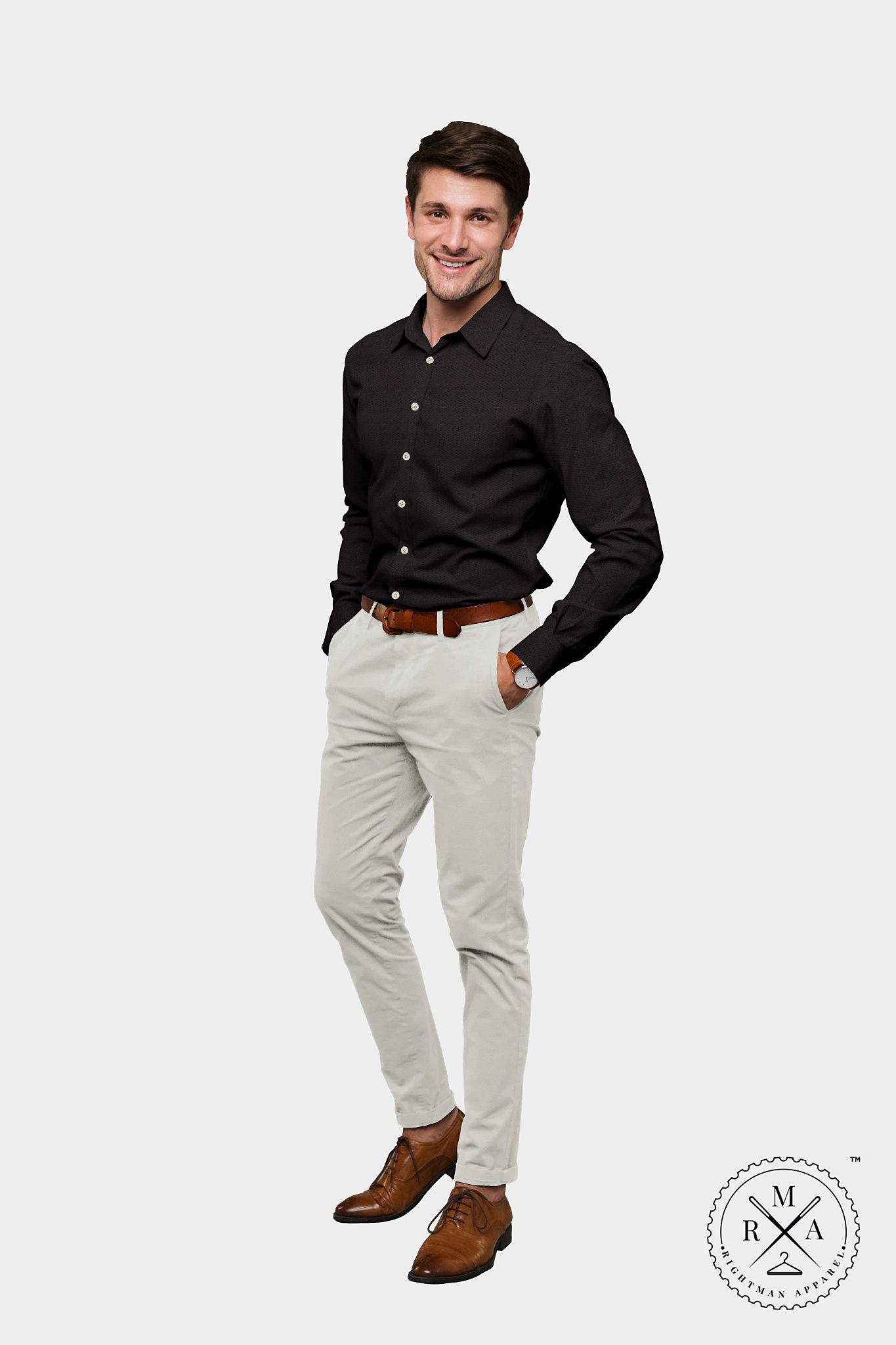 Dark Brown Shirt SH288